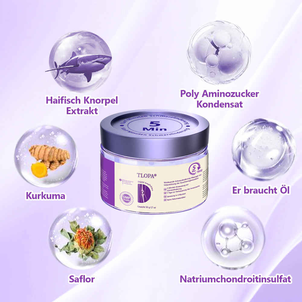 Offizieller Store: TLOPA® Hai-Knorpel Schmerzlinderndes Knochenerholungs-Gel👨⚕️ Von der BfArM zugelassen (5 Minuten Schmerzlinderung, 7 Tage zur Wiederherstellung der Gelenkbeweglichkeit, 4 Wochen für vollständige Heilung) 🔥