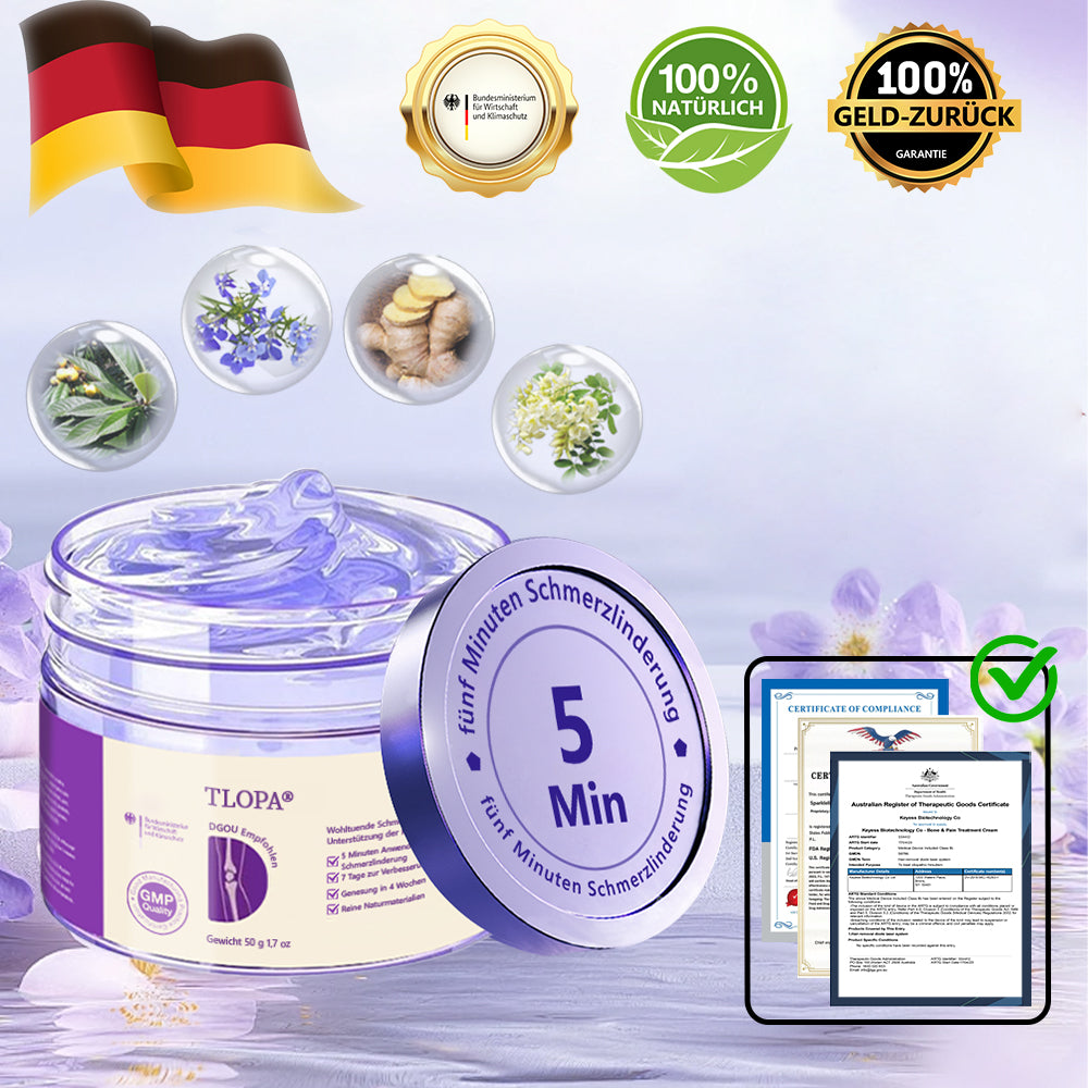Offizieller Store: TLOPA® Hai-Knorpel Schmerzlinderndes Knochenerholungs-Gel👨⚕️ Von der BfArM zugelassen (5 Minuten Schmerzlinderung, 7 Tage zur Wiederherstellung der Gelenkbeweglichkeit, 4 Wochen für vollständige Heilung) 🔥
