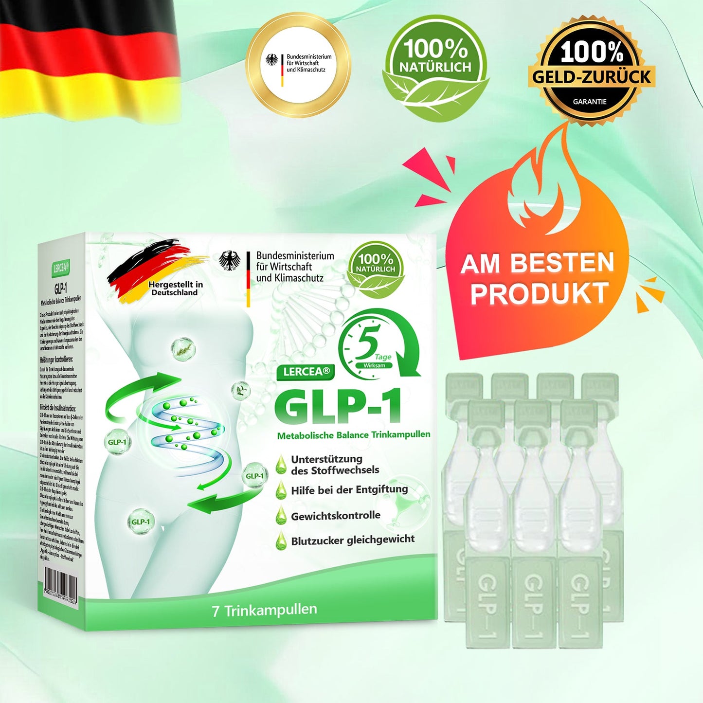 Empfohlen von deutschen Ärzten｜𝐋𝐞𝐫𝐜𝐞𝐚®👨‍⚕️ GLP-1 Orales Gewichtsreduktionsprogramm 👑 (Sichtbare Ergebnisse in nur 7 Tagen)  Geeignet für: Fettleibigkeit, Herz-Kreislauf-Gesundheit, Diabetes, Schlafapnoe, Darmgesundheit, Gelenkprobleme und mehr 🎗️