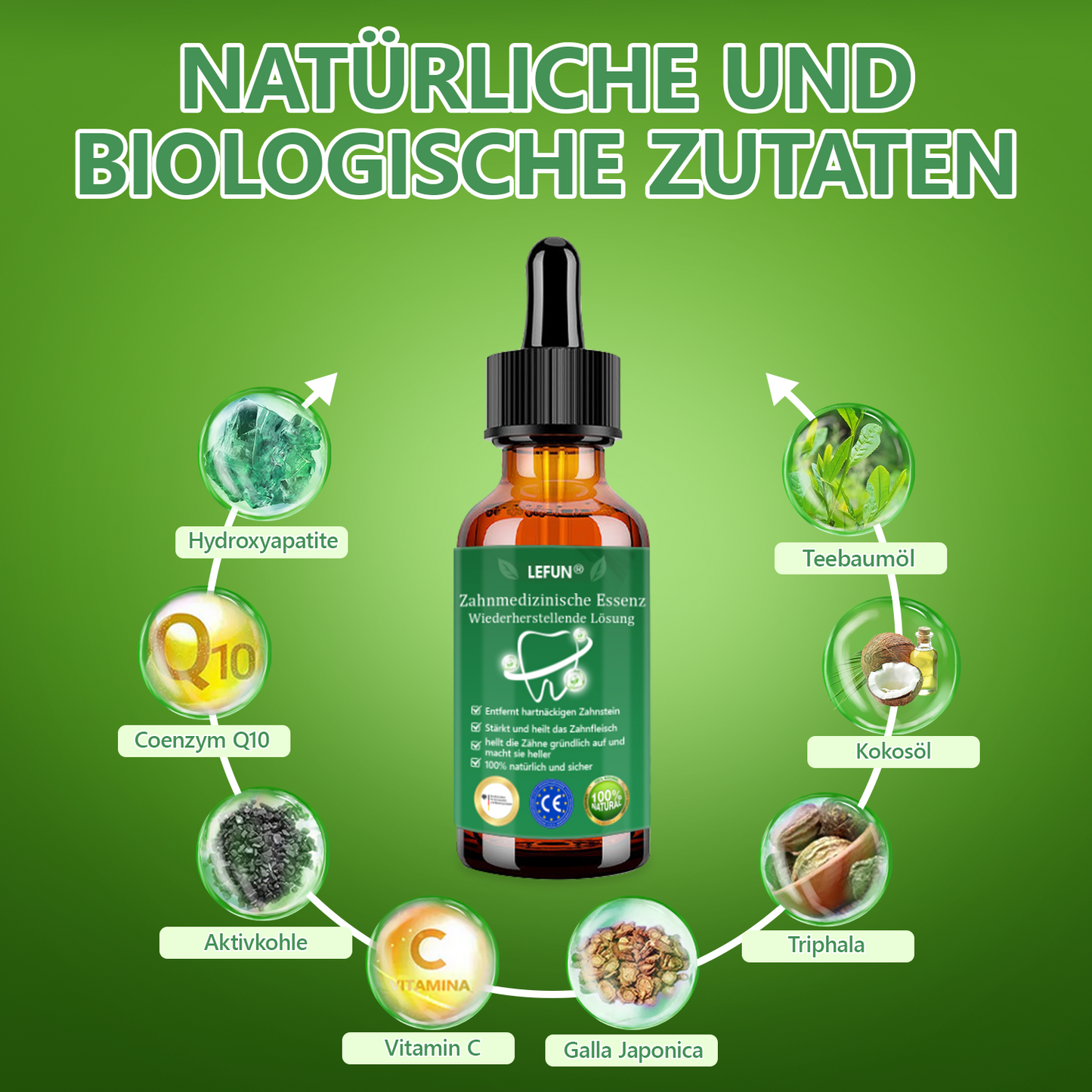 𝐋𝗘𝑭𝐔𝐍® 𝐙𝐚𝐡𝐧𝐡𝐞𝐢𝐥𝐤𝐮𝐧𝐝𝐥𝐢𝐜𝐡𝐞 𝐄𝐬𝐬𝐞𝐧𝐳 𝐳𝐮𝐫 𝐫𝐞𝐠𝐞𝐧𝐞𝐫𝐚𝐭𝐢𝐯𝐞𝐧 𝐖𝐢𝐞𝐝𝐞𝐫𝐡𝐞𝐫𝐬𝐭𝐞𝐥𝐥𝐮𝐧𝐠 👑 Zugelassen vom BfArM 👨‍⚕️Wirksam bei Zahnfleischrückgang, Zahnstein, Karies, Zahnschmelzschäden, verfärbten Zähnen und mehr